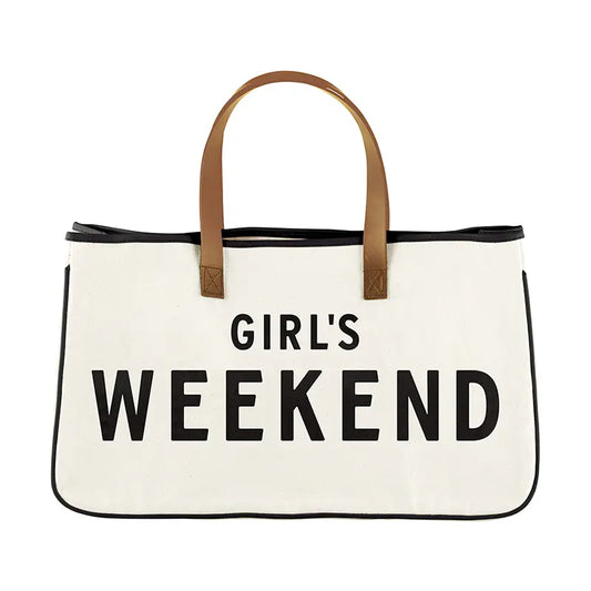 Girls Weekend Canvas Tote