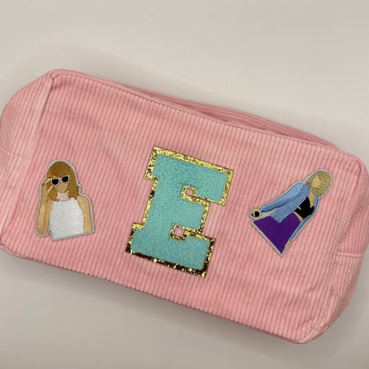 Personalized Taylor Themed Large Make Up Bag