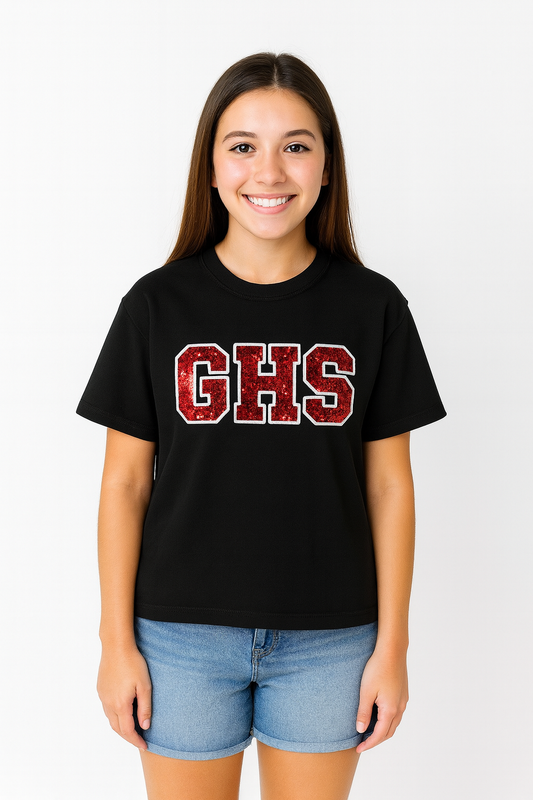 Galt Sequin Patch Boxy Tee