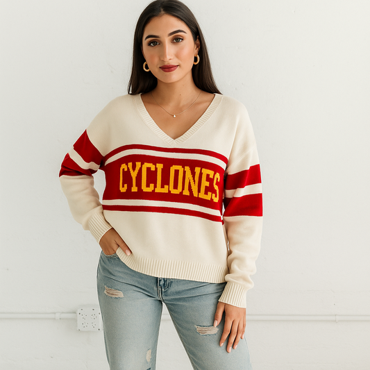 Iowa State Cyclones Knit V-Neck Sweater