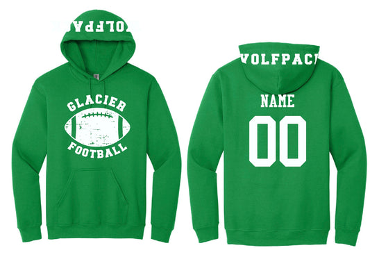 Glacier's Football Hoodie