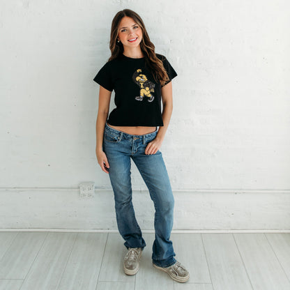 Herky Sequin Adult Tee