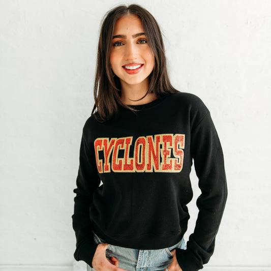 Iowa State Cyclones Sequin Women's Crewneck