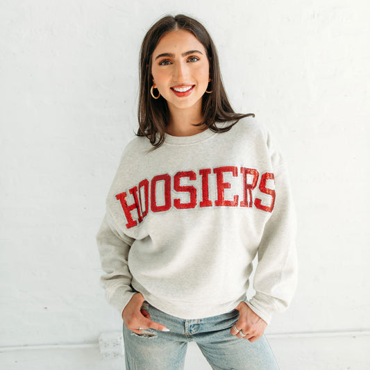 Hoosiers Slouchy Drop Shoulder Crewneck