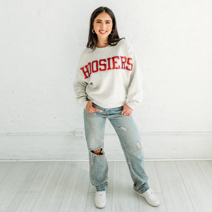 Hoosiers Slouchy Drop Shoulder Crewneck