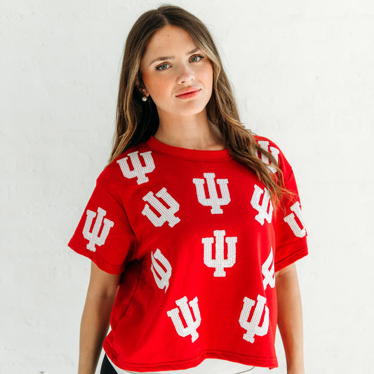 Indiana Trident Sequin Tee
