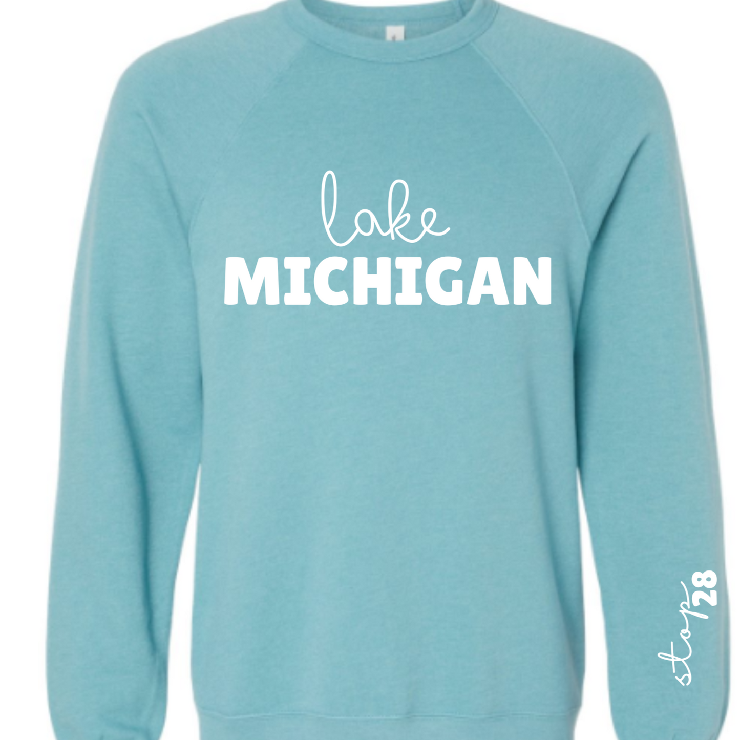 Personalized Lake Michigan Women's Crewneck