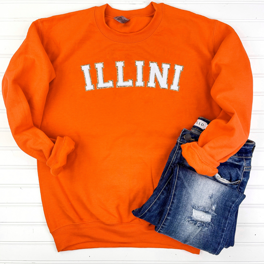 Illini Game Day Patch Sweatshirt