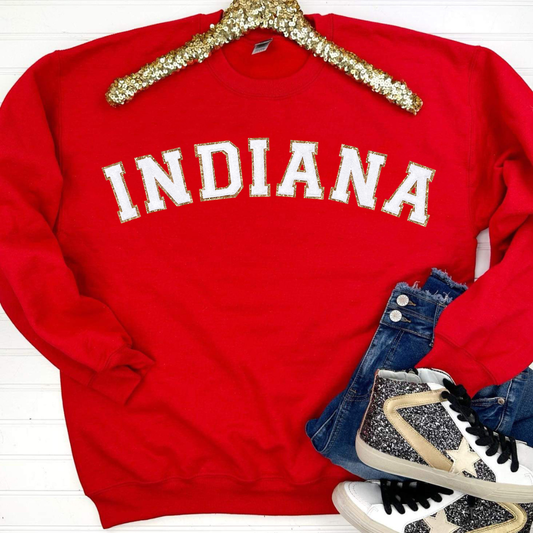 Indiana Game Day Patch Sweatshirt